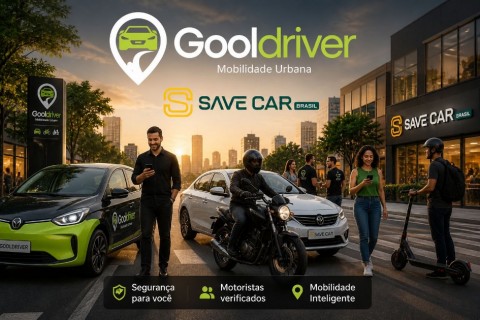 Gooldriver firma parceria estratégica com a Save Car Brasil e amplia portfólio de serviços para motoristas e passageiros